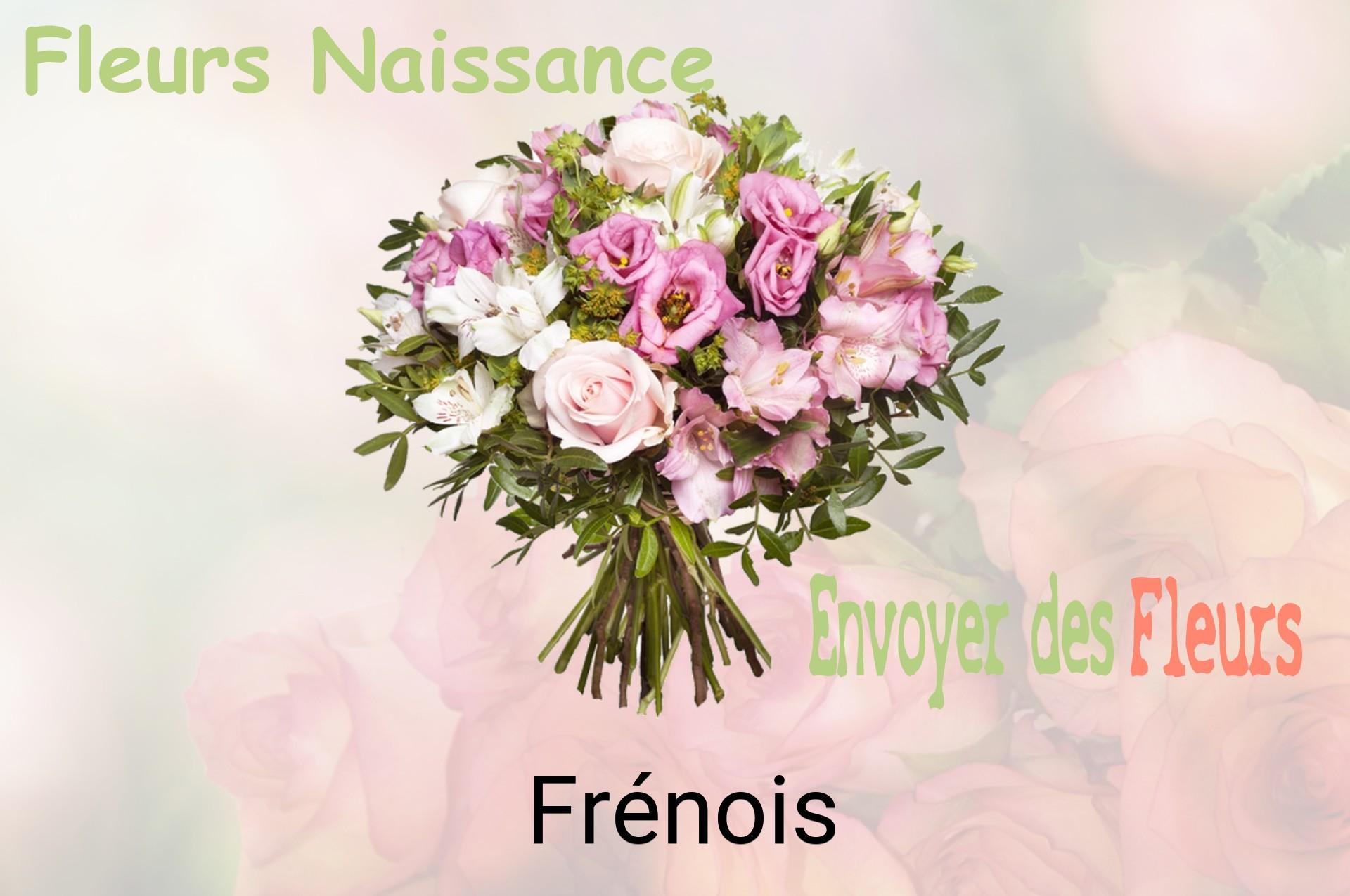Bouquet de fleurs de naissance livré à Frénois